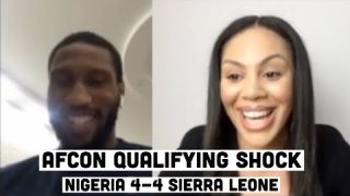 SIERRA LEONE AFCON QUALIFYING SHOCK | NIGERIA 4-4 SIERRA LEONE | EXCLUSIVE INTERVIEW WITH ALIE